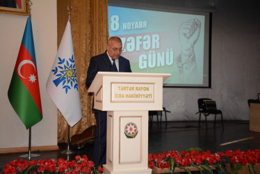 Tərtərdə Konstitusiya və Suverenlik İli çərçivəsində “Şanlı Zəfər tariximiz” adlı ümumrayon tədbiri keçirilib