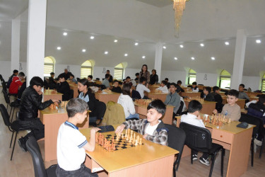 Ümummilli Lider  Heydər Əliyevin 103-cü ildönümünə həsr edilmiş məktəblilər arasında şahmat üzrə rayon turniri keçirilib