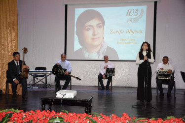 Tərtərdə Akademik Zərifə Əliyevanın 103-cü ildönümü böyük təntənə ilə qeyd olunub