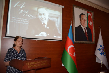 “Konstitusiya və Suverenlik ili - 2025”: “14 iyul 1969-cu  il: Müstəqil və             qüdrətli Azərbaycanın təməlinin qoyuldugu gün”  mövzusunda  tədbir keçirilib