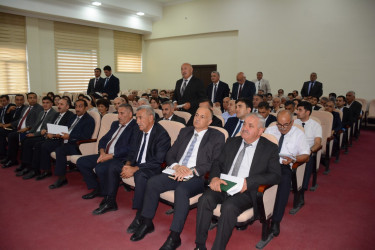 Tərtərdə “Azərbaycan Respublikasında kənd təsərrüfatı, balıqçılıq və akvakultura məhsullarının istehsalı və emalı sahələrinin inkişafına dair 2026–2030-cu illər üçün Dövlət Proqramı”nın icrasından irəli gələn vəzifələr müzakirə olunub
