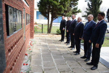 Rayon rəhbəri Xoruzlu kənd tam orta məktəbində mövcud şəraitlə tanış olub