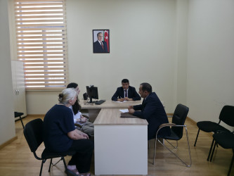 Tərtər Rayon İcra Hakimiyyətində vətəndaşların müraciətləri dinlənilib