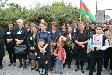 Tərtər rayonunun Səhləbad kəndində şəhid İntiqam Ağayevin xatirəsinə inşa edilmiş bulağın açılışı olub