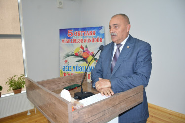 “Heydər Əliyev İli-2023”: “Heydər Əliyev və Azərbaycan təhsili” Tərtərdə Beynəlxalq Müəllimlər Günü qeyd olundu