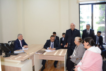 Rayon rəhbəri tərəfindən növbəti dəfə vətəndaşların müraciətləri dinlənilib