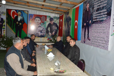 8 noyabr - Zəfər Gününün beşinci ildönümü ilə əlaqədar Vətən Müharibəsi şəhidi Mənsimli İntiqamın ailəsi ziyarət edilib