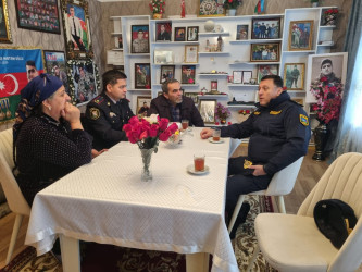 28.12.2025 ci il tarixdə Tərtər RPŞ nin əməkdaşları şəhid olmuş polis əməkdaşlarının və Daxili Qoşunların hərbi qulluqçularının ailə üzvlərini ziyarət erərək onları qarşıdan gələn Yeni il və Dünya Azərbaycanlılarının Həmrəyliyi günü münasibətilə təbrik etmişdir.