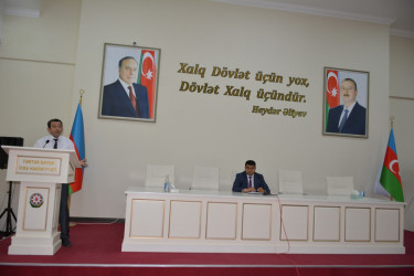 “Su ehtiyatlarından səmərəli istifadəyə dair Milli Strategiya”nın təsdiq edilməsi haqqında Sərəncamının 9.4.3.3. bəndinə uyğun olaraq Tərtər rayonunda tədbir keçirilib