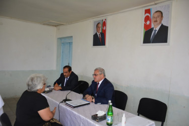 Tərtər Rayon İcra Hakimiyyətinin başçısı Müstəqim Məmmədovun növbəti səyyar-qəbul görüşü Poladlı kəndində keçirilib