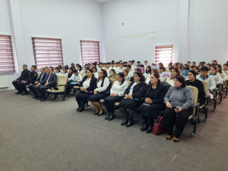 “Tərtərdə şagirdlərə narkomaniya və mənfi vərdişlərdən qorunma ilə bağlı maarifləndirici tədbir keçirilib”