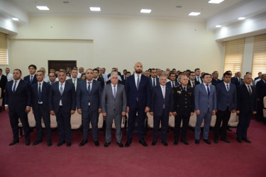 Qarabağ Regional Memarlıq və Şəhərsalma Baş idarəsinin yaradılmasının dördüncü ili münasibəti ilə tədbir keçirilib