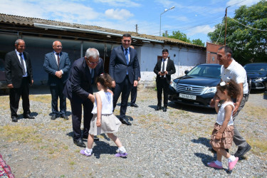 İcra başçısı Birinci Qarabağ müharibəsi əlili Daşqın Əliyevi ziyarət edib