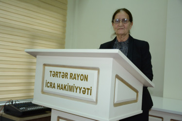 Tərtərdə Dövlət idarəçiliyində və mediada Azərbaycan ədəbi dilinin düzgün tətbiqi mövzusunda treninq keçirilib