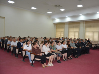 “Su ehtiyatlarından səmərəli istifadəyə dair Milli Strategiya”nın təsdiq edilməsi haqqında Sərəncamının 9.4.3.3. bəndinə uyğun olaraq Tərtər rayonunda tədbir keçirilib