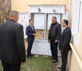 Qaynaq kənd orta məktəbi təbii qazla təmin olundu