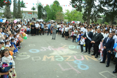 Ümumtəhsil məktəblərində “son zəng” çalındı :Tərtər rayon İcra Hakimiyyətinin başçısı Müstəqim Məmmədov məzunları təbrik etdi