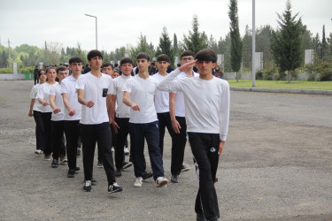 "Şahin" hərbi- idman oyunu üzrə Tərtər rayon birinciliyi keçirilib.