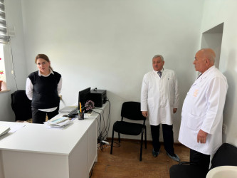 İcra başçısı “Tərtər Rayon Mərkəzi Xəstəxanası” Publik Hüquqi Şəxsində göstərilən tibbi xidmətin səviyyəsi ilə tanış olub