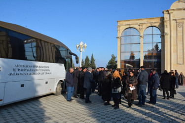 Tərtərdə Vətən müharibəsi zamanı dağılmış yaşayış sahələrinin əvəzinə inşa edilən evlərin mülkiyyət hüququ rəsmiləşdirilib