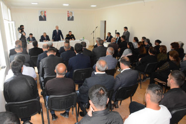 İcra başçısının Evoğlu kəndində səyyar-qəbul görüşü olub