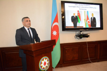 "Milli Liderdən Prezidentə: Qarabağ müasir şəhər və memarlıq konsepsiyası" mövzusunda tədbir keçirilib