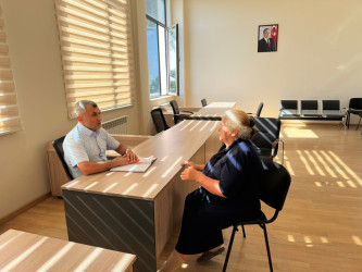 Tərtər Rayon İcra Hakimiyyətində mütəmadi olaraq vətəndaşların müraciətləri dinlənilir