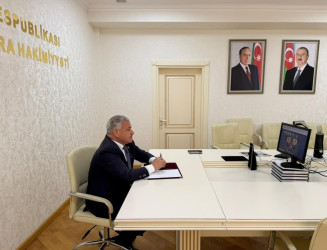 Tərtər Rayon İcra Hakimiyyətinin başçısı Müstəqim Məmmədov “Bakı-Xankəndi” Azərbaycan velosiped yarışının təşkilinə həsr olunmuş onlayn iclasda iştirak edib