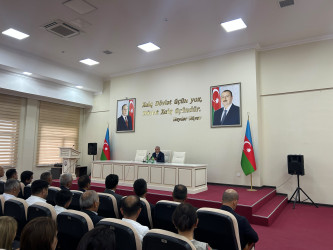 Tərtər rayonunda kənd təsərrüfatının inkişafına dair Qərargahın növbəti iclası keçirilib