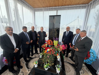 Vətən Müharibəsi şəhidi İsaxlı Anarın şəhadətə qovuşmasının 6-cı ildönümü münasibətilə məzarı ziyarət olunub