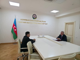 Tərtər Rayon İcra Hakimiyyətinin başçısı Müstəqim Məmmədov növbəti dəfə vətəndaşların müraciətlərini dinləyib