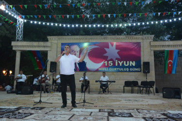 Tərtərdə 15 iyun Milli Qurtuluş Gününə həsr olunmuş konsert proqramı təşkil olunub