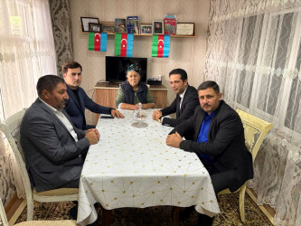 8 noyabr - Zəfər Gününün beşinci ildönümü ilə əlaqədar Vətən Müharibəsi şəhidi Qasımov Azərin ailəsi ziyarət edilib