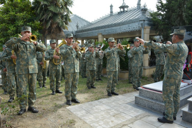 Birinci Qarabağ müharibəsinin şəhidi Ədalət Əliyev Tərtərdə torpağa tapşırılıb