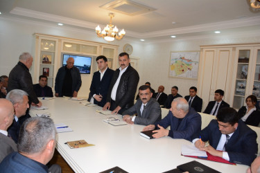 Tərtərdə  rayon Fövqəladə Hallar Komissiyasının toplantısı keçirilib