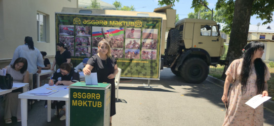 Tərtərdə “Əsgərə məktub” layihəsi həyata keçirilib