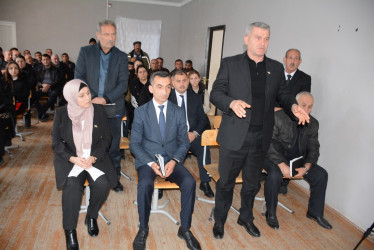 Rayon rəhbərinin növbəti səyyar-qəbul görüşü Yuxarı Qapanlı kəndində keçirilib