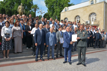 Tərtərdə Su təsərrüfatı və meliorasiya işçilərinin peşə bayramı qeyd olunub