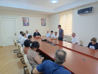 Əhalinin sağlam həyat tərzi və davranış risk amilləri ilə bağlı maarifləndirici tədbir keçirilib