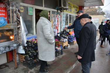 Tərtərdə qanunsuz küçə ticarəti ilə bağlı reyd keçirilib