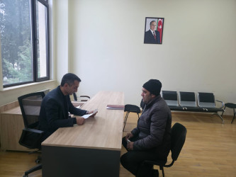 Tərtər Rayon İcra Hakimiyyətində mütəmadi olaraq vətəndaşların müraciətləri dinlənilir