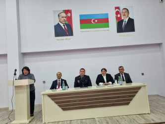 “Tərtərdə şagirdlərə narkomaniya və mənfi vərdişlərdən qorunma ilə bağlı maarifləndirici tədbir keçirilib”