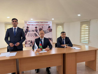 “Konstitusiya və Suverenlik İli -2025” : 27 sentyabr Anım Gününə həsr edilmiş şahmat üzrə rayon turnirinə start verilib