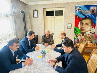 8 noyabr - Zəfər Gününün beşinci ildönümü ilə əlaqədar mülki şəhid Şahin İbrahimovun ailəsi ziyarət edilib