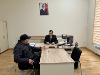 Tərtər Rayon İcra Hakimiyyətində mütəmadi olaraq vətəndaşların müraciətləri dinlənilir