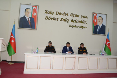 Tərtər rayonunda “Mülki müdafiə sahəsində 2025-ci ilin yekunu, 2026-cı ildə qarşıda duran vəzifələr” mövzusunda müşavirə keçirilib