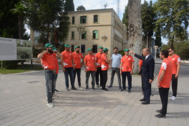 “Gənc qazilərin yay düşərgəsi” iştirakçıları Tərtər rayonunda ekskursiyada olublar