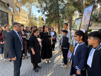 Tərtərdə “Konstitusiya və Suverenlik İli çərçivəsində və 8 noyabr - Zəfər Gününün beşinci ildönümü ilə bağlı rəsm və əl işlərindən ibarət müsabiqə keçirilib