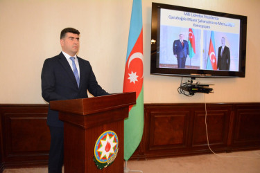 "Milli Liderdən Prezidentə: Qarabağ müasir şəhər və memarlıq konsepsiyası" mövzusunda tədbir keçirilib
