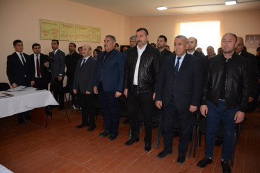 Rayon rəhbərinin növbəti səyyar-qəbul görüşü Yuxarı Sarıcalı kəndində keçirilib